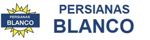 Logotipo de PERSIANAS BLANCO