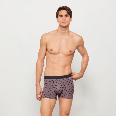 Boxer Set Algodón Estampado Goma Vista 18050 Comodidad