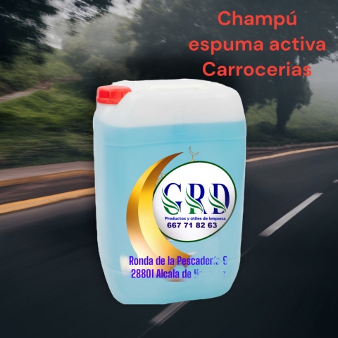 CHAMPU CARROCERIAS ESPUMA ACTIVA 20 lts