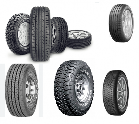 Venta de Neumáticos para turismos, furgonetas, camiones e industriales.